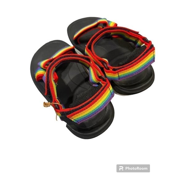 Teva Hurricane XLT2 child’s unisex Sandals Rainbow Child’s size 12 - Picture 2 of 5